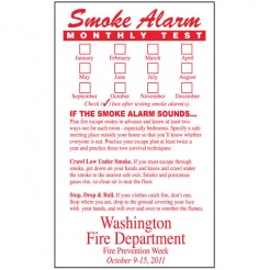 Smoke Alarm Flexible Info Magnets (Custom)